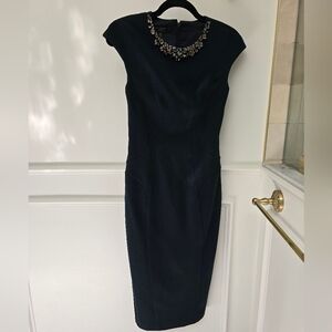 Ted Baker Dardee Embellished Bodycon Sheath Dress